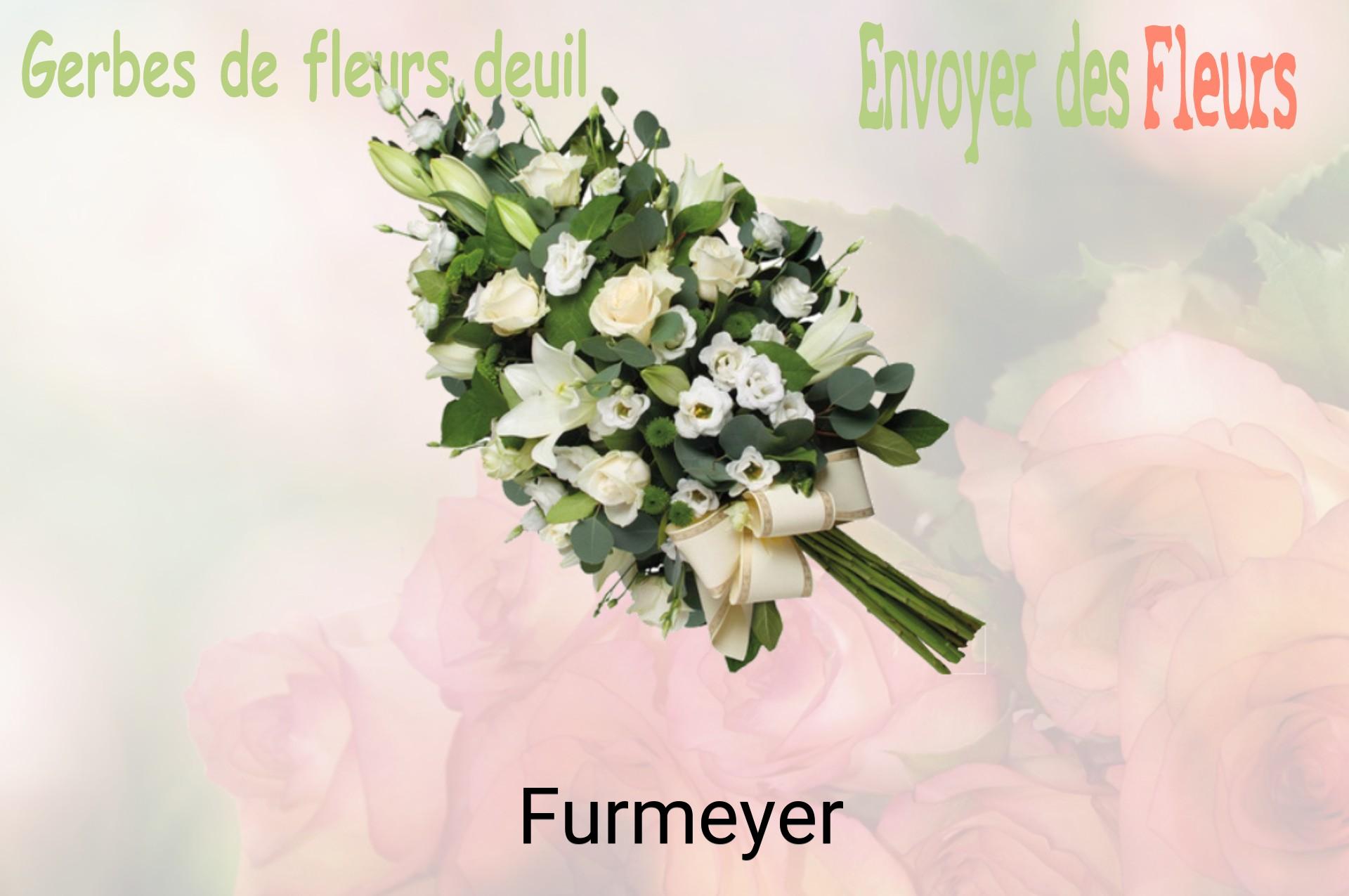 Gerbe de fleurs de deuil livrée à Furmeyer